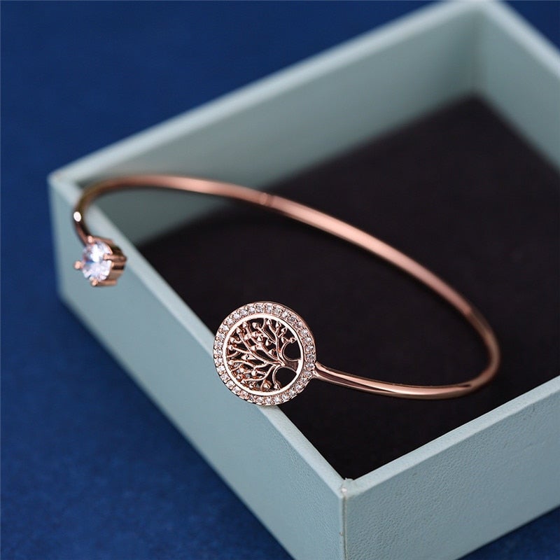 Adjustable Tree of Life bracelet
