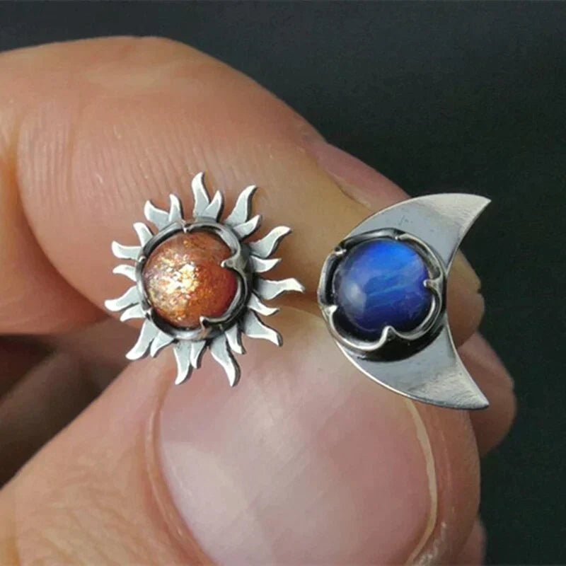 Sun and Moon earrings