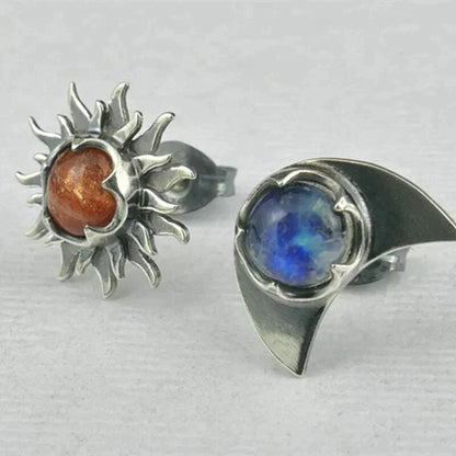 Sun and Moon earrings