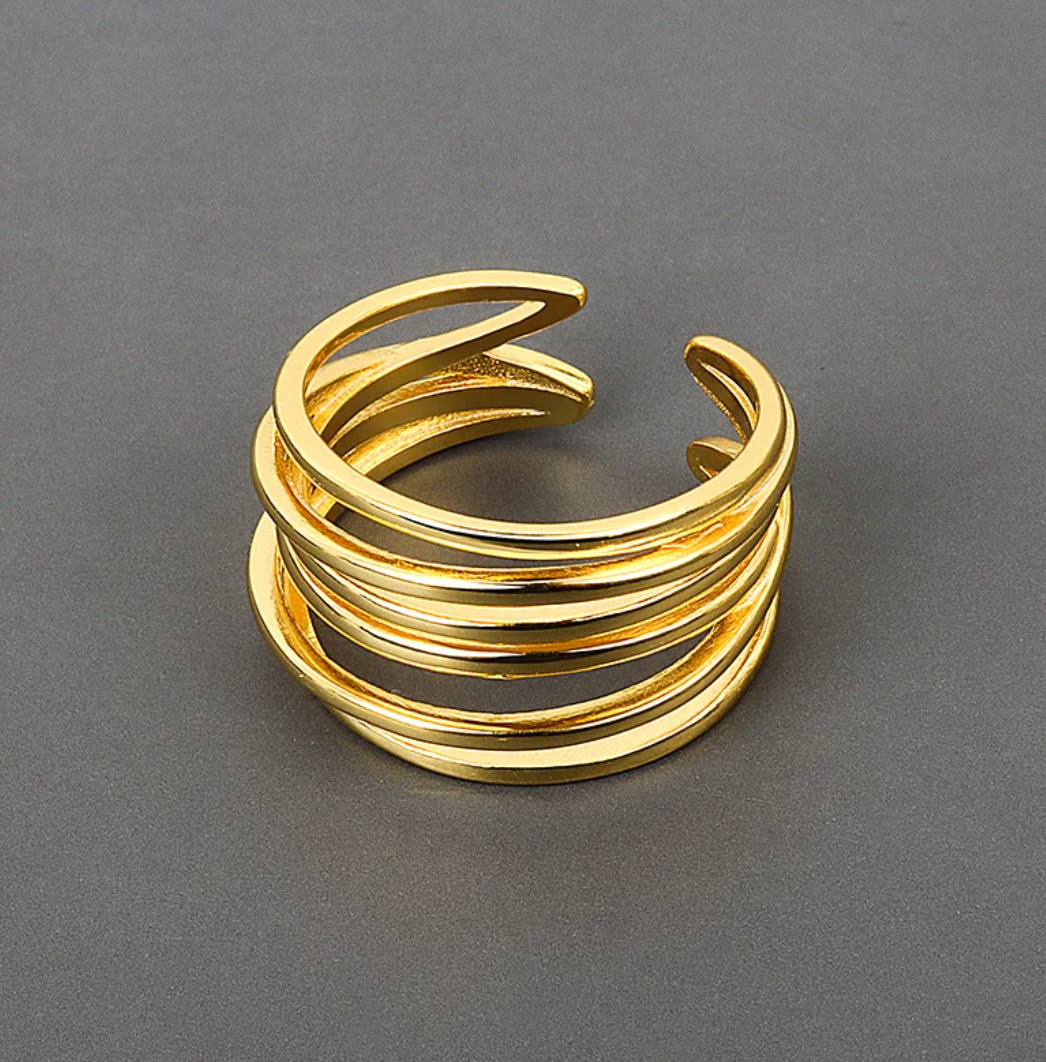 Forest Ring in 18K Gold Plating