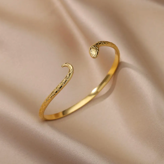 Snake Bracelet in 18K Gold Plating