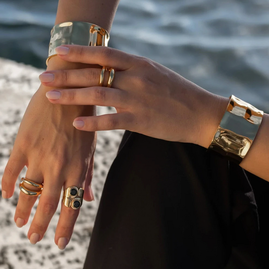 Mediterranean Style Bracelet in 18K Gold Plating