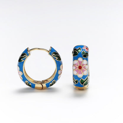 Luxury floral earrings
