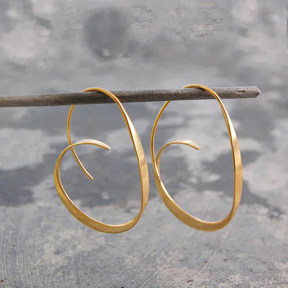 Spiral earrings