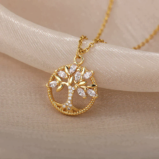 Gold dragonfly necklace with opal