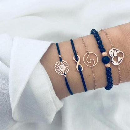 Pack of 5 Unique Premium Bracelets