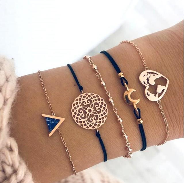 Pack of 5 Unique Premium Bracelets